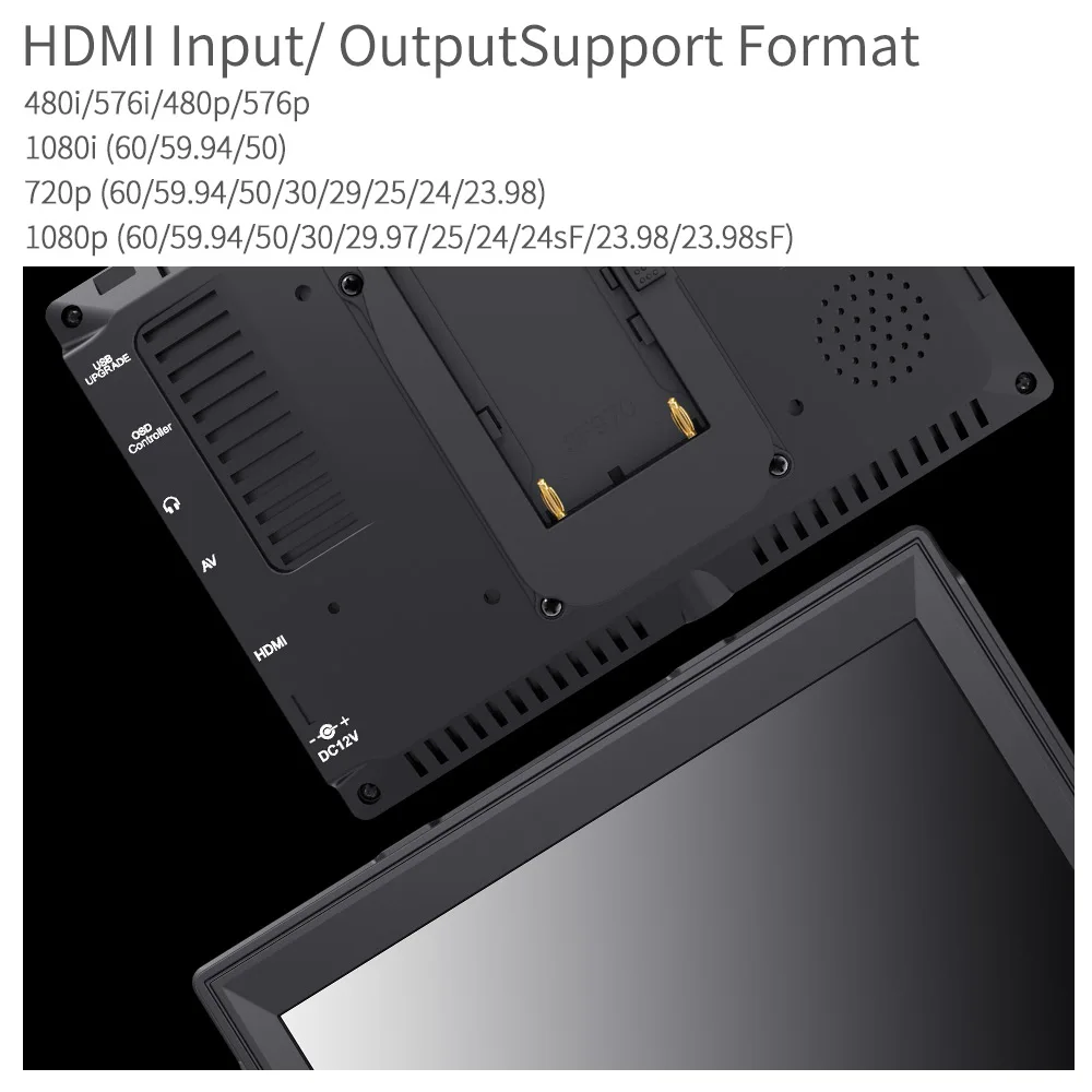 Feelworld 7 &quotIPS ультратонкий дизайн 1280x800 HD HDMI на камеру полевой монитор с сенсорным