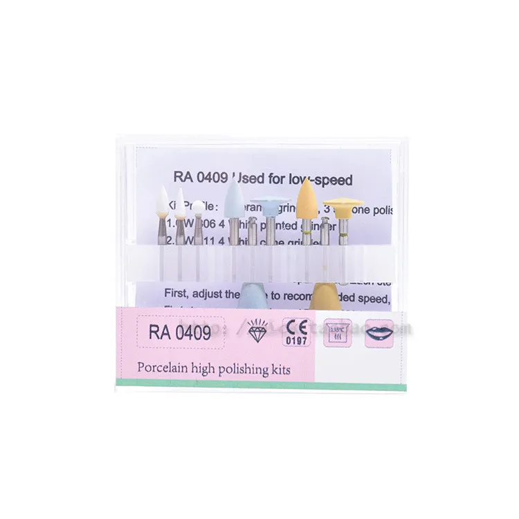 Good Quality 1 set Dental Polishing Kits RA0409 Enamel Porcelain Tooth