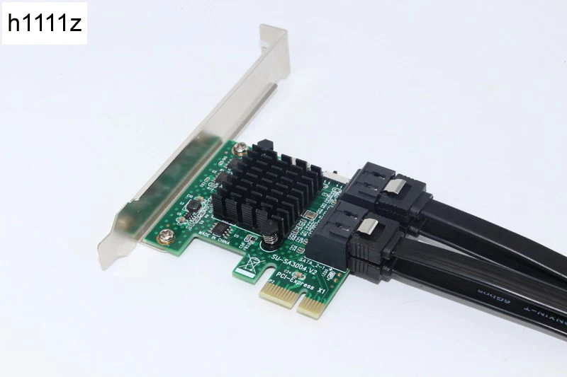 Карта расширения SATA PCI Express 1 4 порта 3 0 6 Гбит/с адаптер ASMedia1061 + 1093 чипсет для ПК