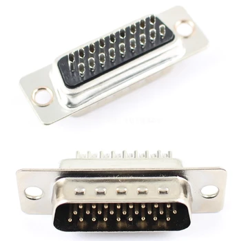 

100 Pcs Per Lot D-SUB 26 Pin Male Solder Type Straight Adapter Connector 3 Rows DB26M