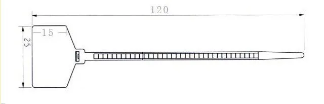 100 шт./упак. нейлоновая этикеточная кабельные стяжки 3*120 мм, самофиксирующиеся mark теги кабельные стяжки идентификационная метка Знаки Галстуки