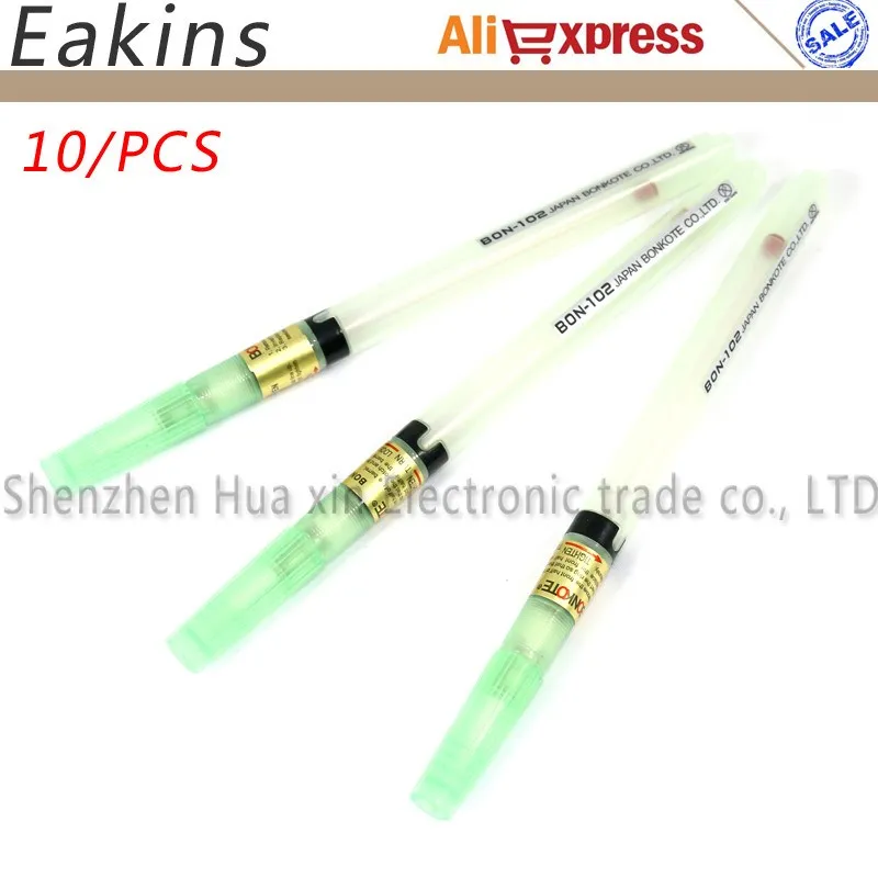 10 шт./лот Flux Pen bon-102/Оригинал Япония bon-102 паста поток/паяльная паста/поток ручка/сварка