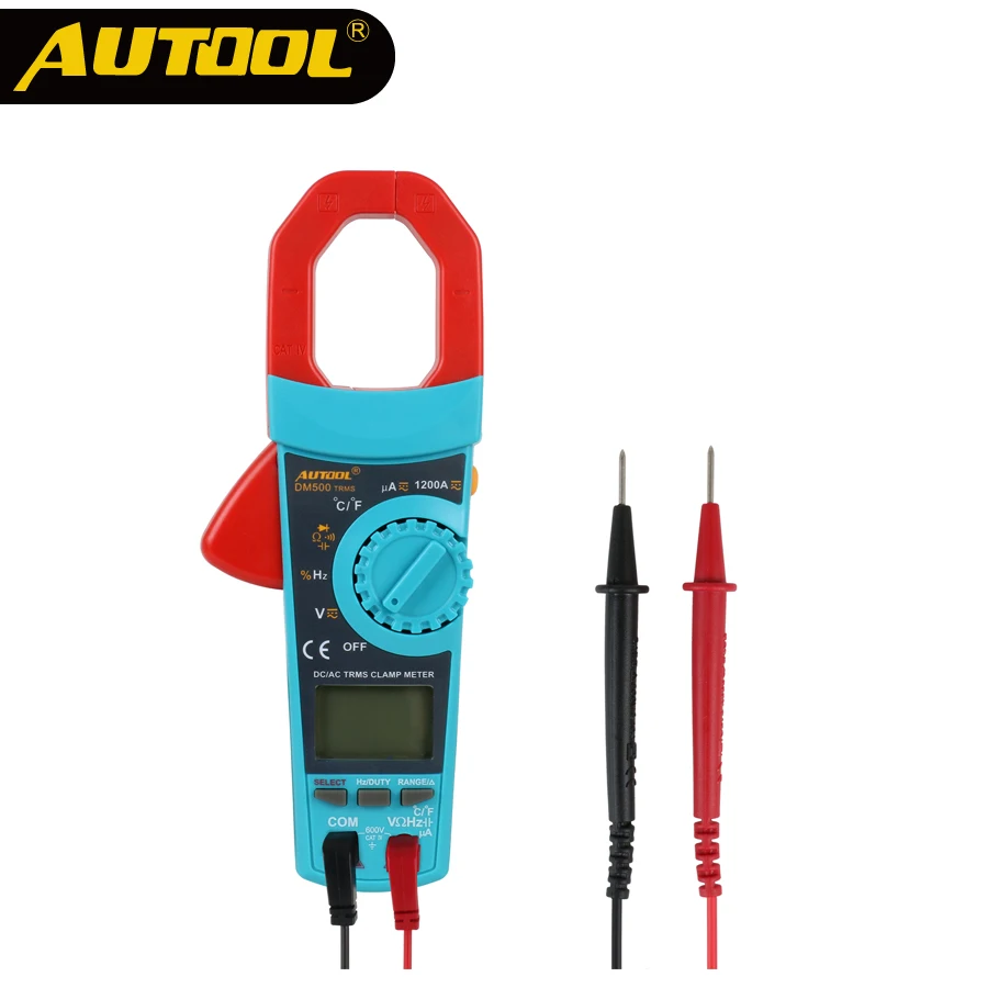 Автомобильный мультиметр AUTOOL DM500 автоматический цифровой диагностический