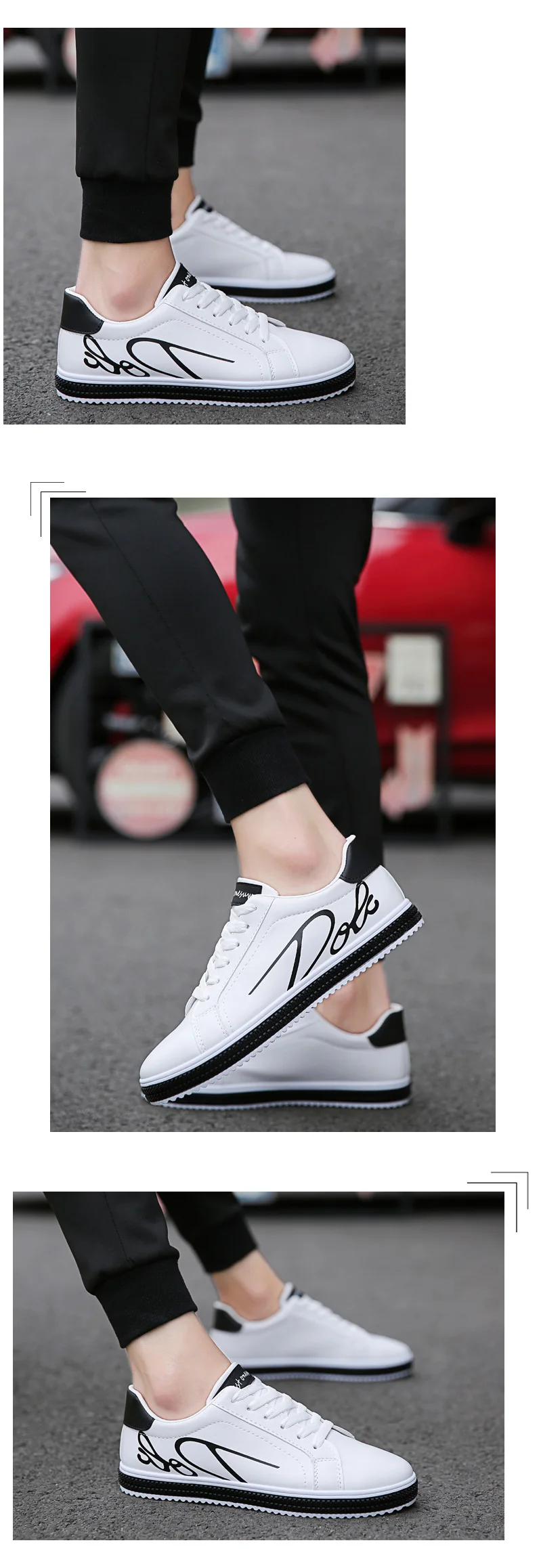 Черные кроссовки для студентов новые стильные кроссовки из синтетической кожи мужская весенняя обувь уличные Легкие мужские кроссовки