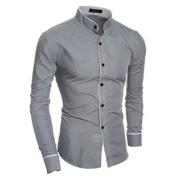 

2018 Men'S Casual Shirt Brand Long Sleeve Shirts Camisa Masculina Striped Men Dress Shirts Male Fashion Shirts Chemise XXL