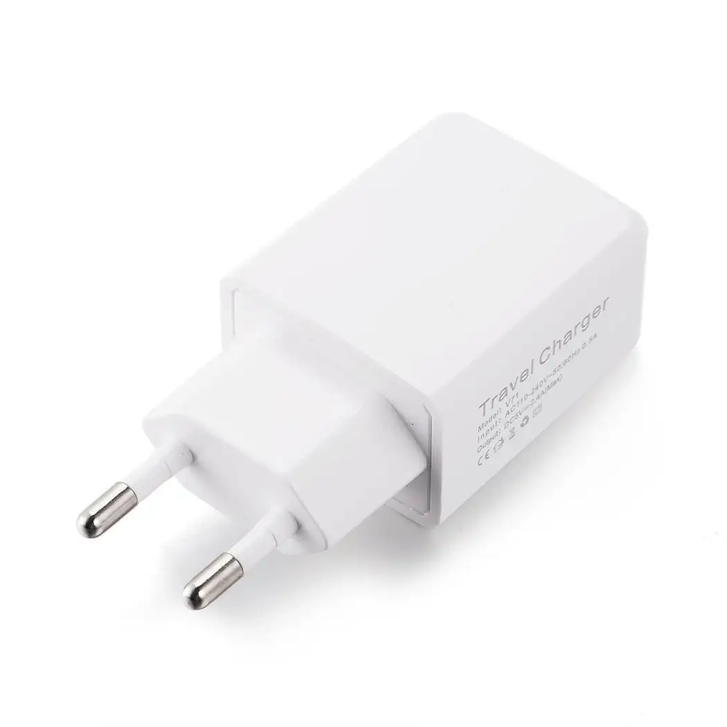 5 в 2.4A USB настенное зарядное устройство адаптер переменного тока для путешествий