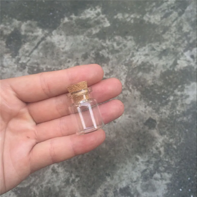 5ml Glass Bottles with Corks Stopper  Mini Jars Vials Small Wishing Bottles