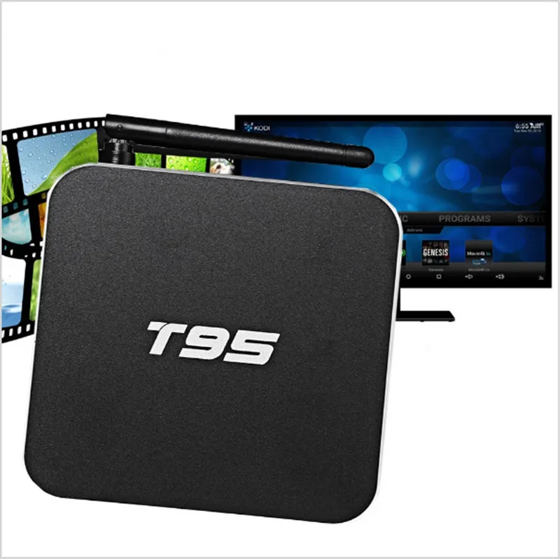 20pcs T95 1GB/8GB Metal Case Amlogic S905 Quad Core Andorid5.1 TV BOX 2.4G/5GHz Dual WiFi KODI Google Player Store Miracast | Электроника