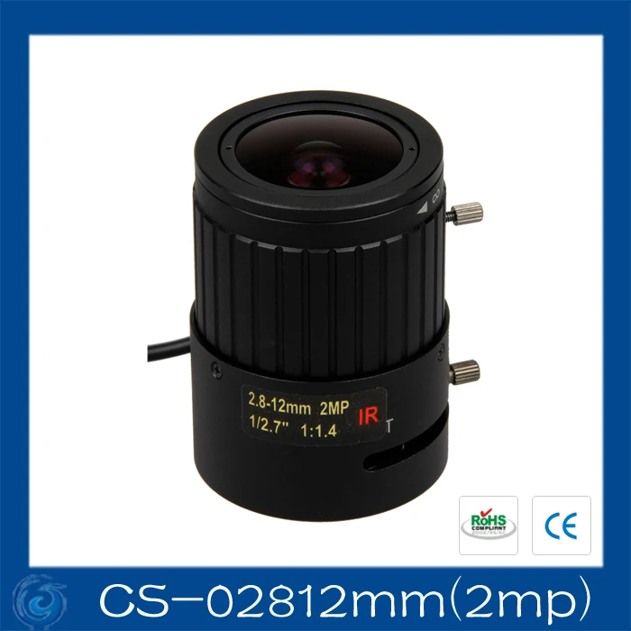 Lente para Atender Câmeras de Rede Lente de 1 Cctv – 3. Cs-02812mm 2mp 2mp. às hd 2.8-12mm F1.4