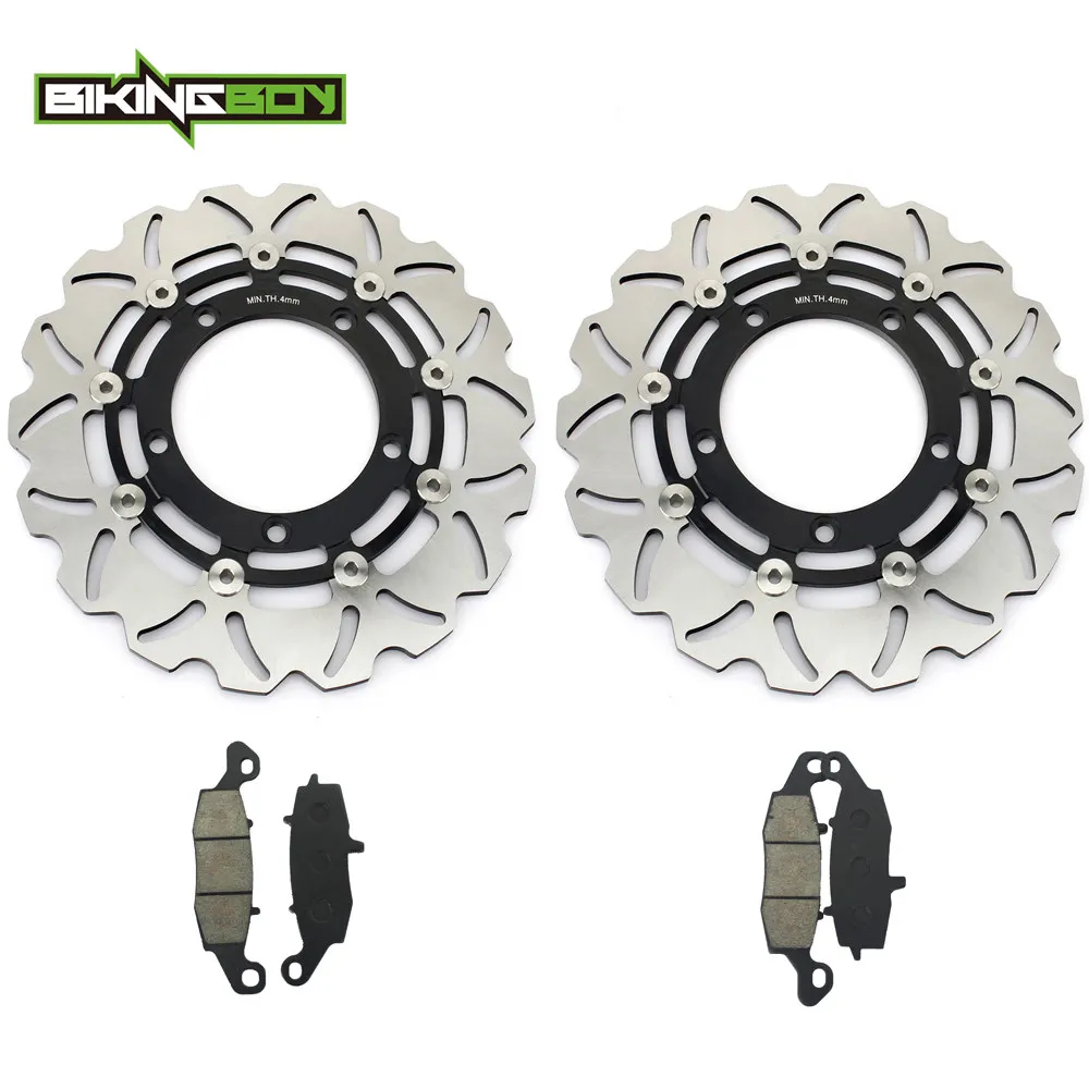 BIKINGBOY для Suzuki DL650 Vstorm 07 08 09 10 11 12 13 14 15 DL 650 передние тормозные диски роторы колодки