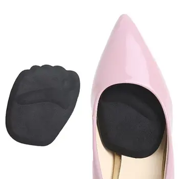 

1 Set Women Anti-wear Foot Sticker Attached Forefoot Pad Heel Paste Two-in-one Half-code Pads Transparent Round Silicone Mat