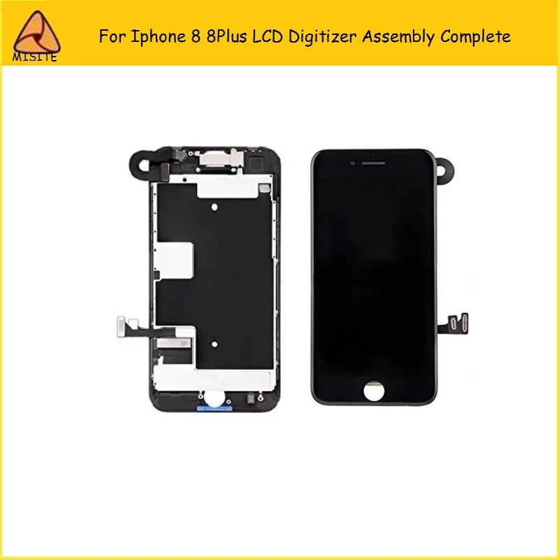 

AAA+Phone LCD screen digitizer assembly for iphone 8plus 8P LCD display screen assembly complete+front camera+earspeaker flex
