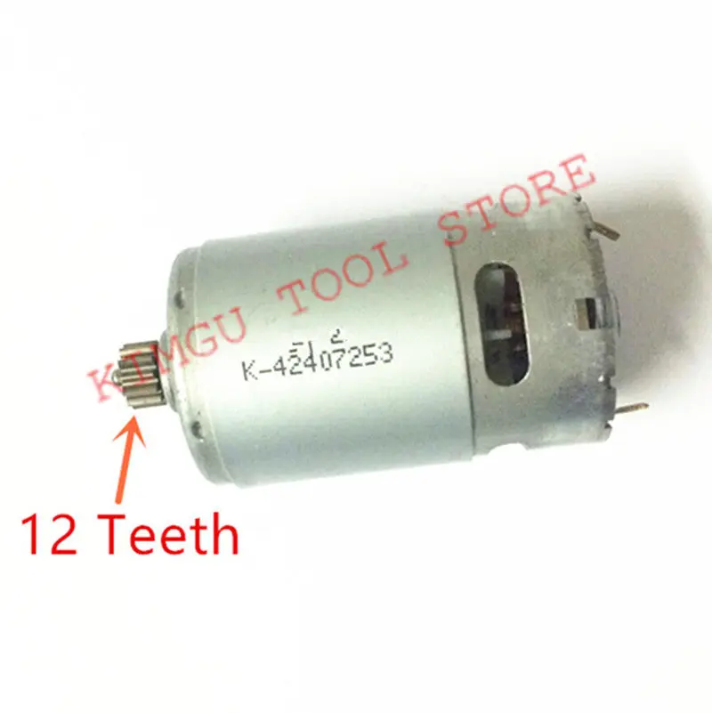 

12Teeth Motor Parts 14.4V Replacement for BOSCH GSR1440-LI 2 609 199 378 Cordless Drill Driver Batt-Oper Screwdriver Machine