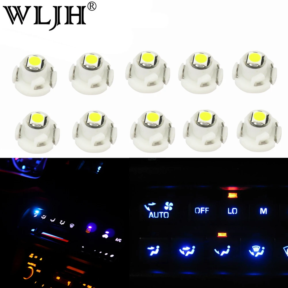 Wljh 10x Car Led 3030 Smd T4.2 Neo Wedge Dash Instrument Panel Led