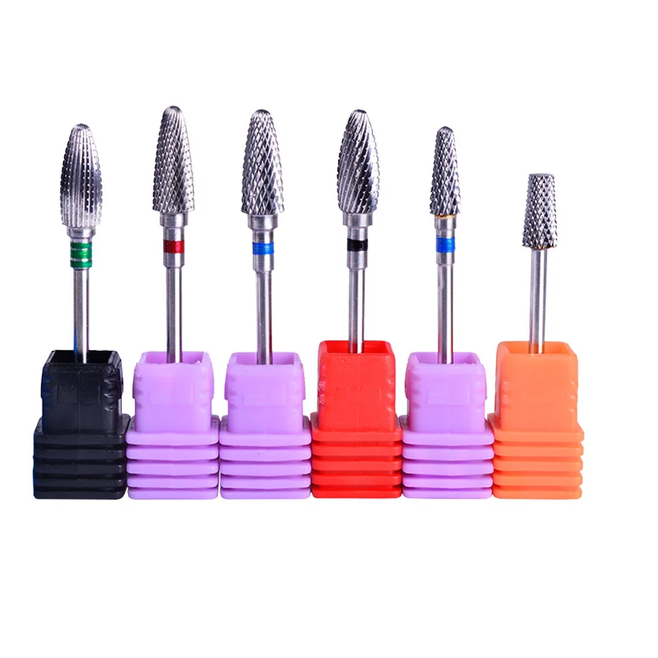 1 шт. карбидная фреза для маникюра 3/32 дюйма|nail file drill bit|nail drillcarbide nails |