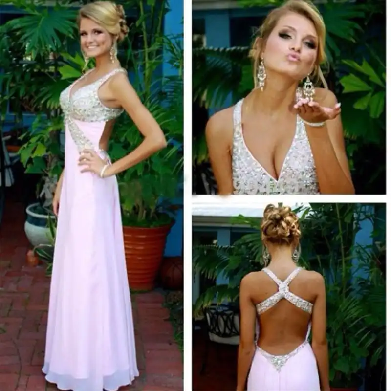 chiffon prom dress 2019