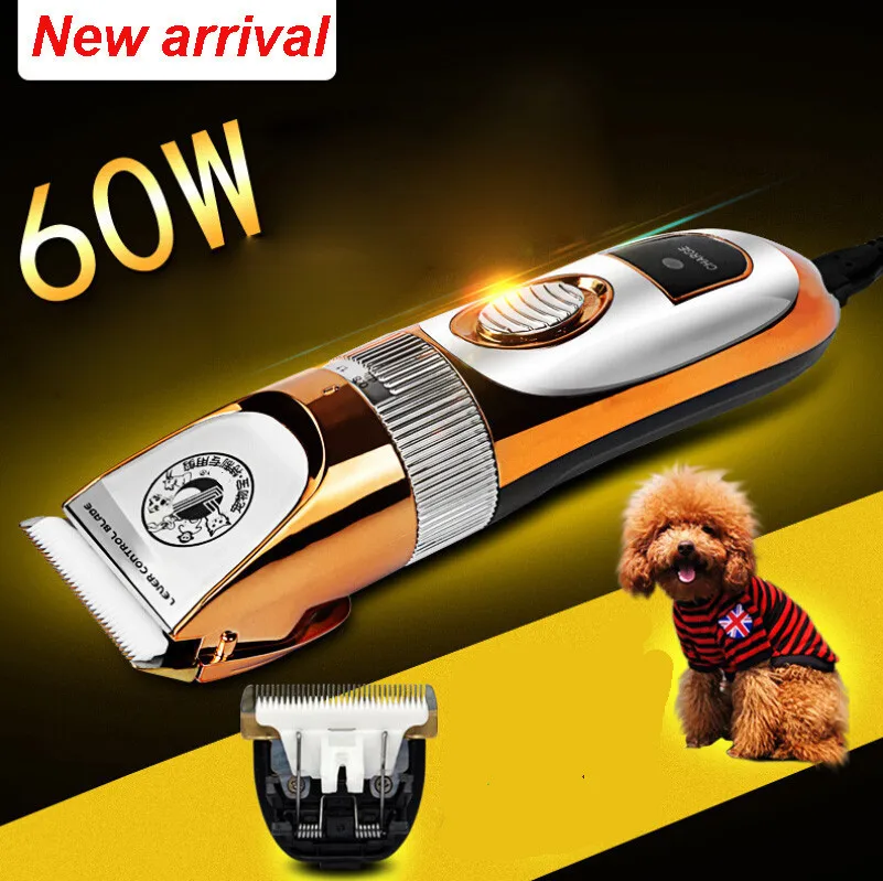 

60W 110~240V Voltage Professional AC Electric Dog Cat Hair Trimmer Pet Fur Cutting Machine Styling Tools Animal Hair Clippers