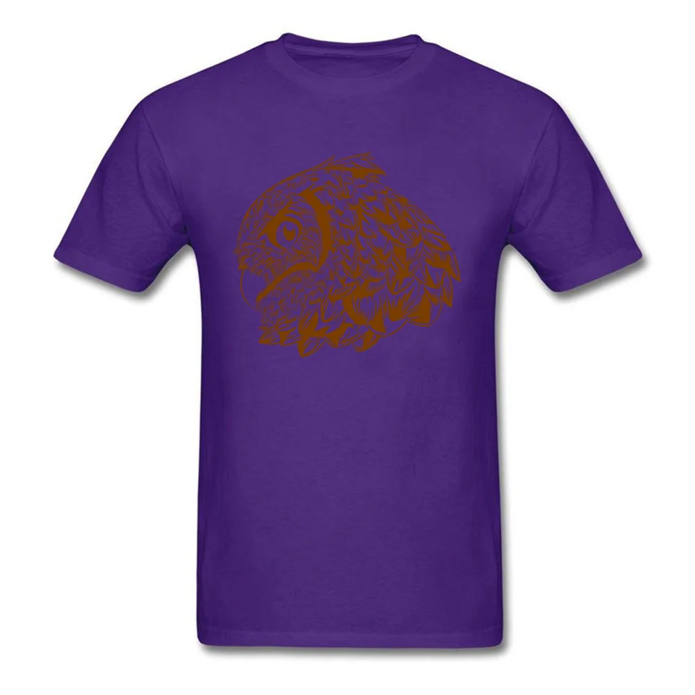 Print OWL Summer Short Sleeve NEW YEAR DAY Tops Shirt Special Crew Neck 100% Cotton Fabric Tee-Shirt Boy T Shirts OWL purple
