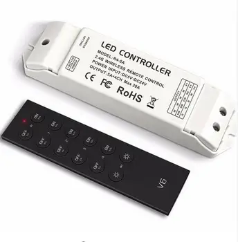 

V6&R4-5A;RF 2.4Ghz,Remote Control;for 4-zone Remote Control;for Color Temperature Controller;with R4-5A receptor