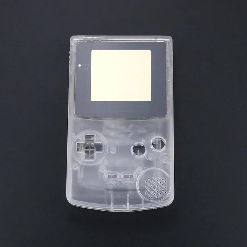 ChengHaoRan для GBC полный корпус оболочка Крышка для nintendo GameBoy цвет Ремонт Часть корпус оболочки пакет с кнопками винт - Цвет: Clear