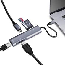 USB Hub C/Thunderbolt 3 к HDMI адаптер для ноутбука Macbook/pro Air/Ipad pro hp Dell lenovo Thinkpad Йога Тип C док