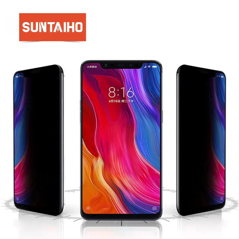 

Suntaiho Anti-Peeping Privacy Screen Protector For redmi 6a note5 5pro Xiaomi mi8 Full Cover Tempered Glass