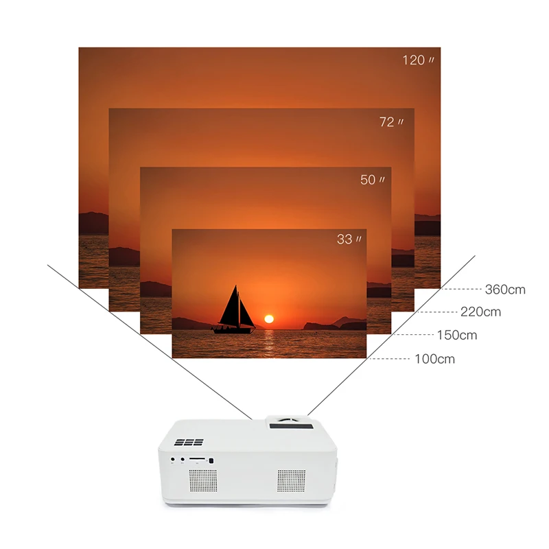 Everycom CM2 WiFi проектор 4000 lumi hd Native 1280*768 светодиодный HDMI видео игра домашний Proyector Koala TV