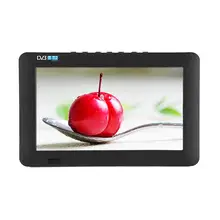 DVB-T-T2 16:9 Портативный TFT-LED HD цифровой аналоговый цветной ТВ телевизионный проигрыватель UK Plug 9 дюймов