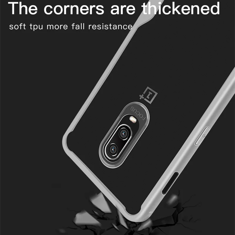 Прочный прозрачный чехол из ТПУ PDGB для OnePlus 6 T Mclaren One Plus Мягкий защитный