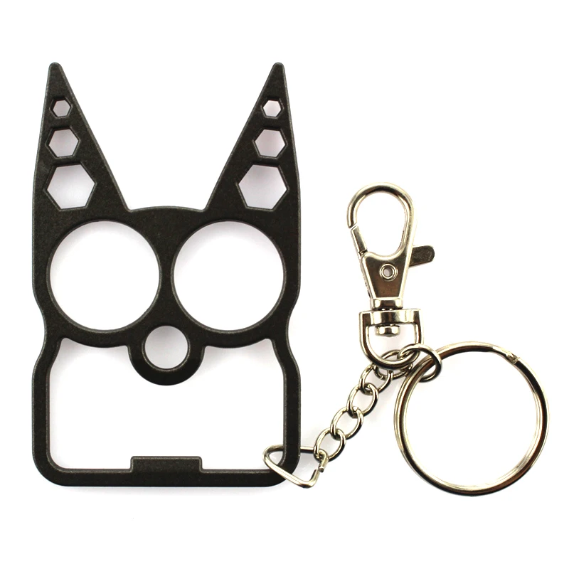 Portable Cute Cat Opener Screwdriver Keychain Self-defense Multifunction Outdoor Gadgets ALS88 - Цвет: A