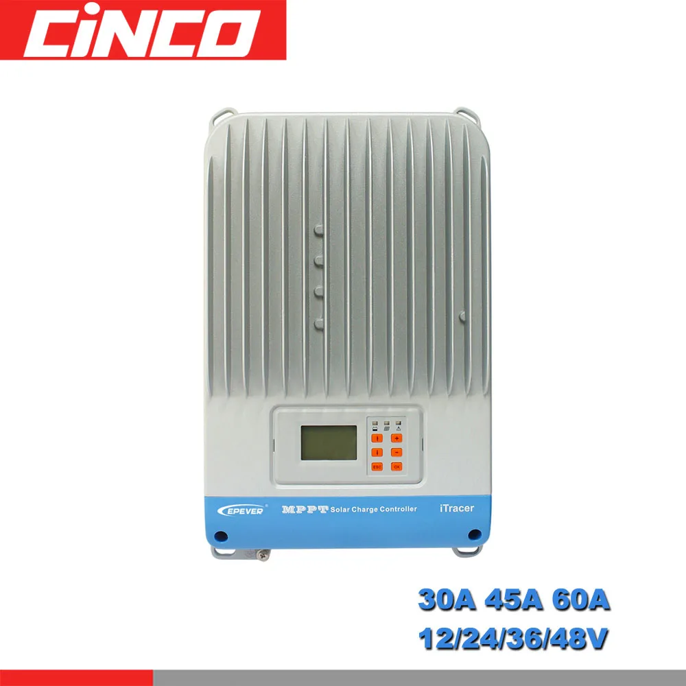 

iTracer iT3415ND iT4415ND iT6415ND 12V 24V 36V 48V MPPT Solar Controller 30A 45A 60A PV Solar cell Panel charger regulator