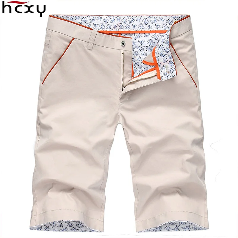 

HCXY 2018 Summer Mens Shorts Fashion Casual Cotton Shorts Men Slim Bermuda Masculina Beach Shorts male Short pants Size 38