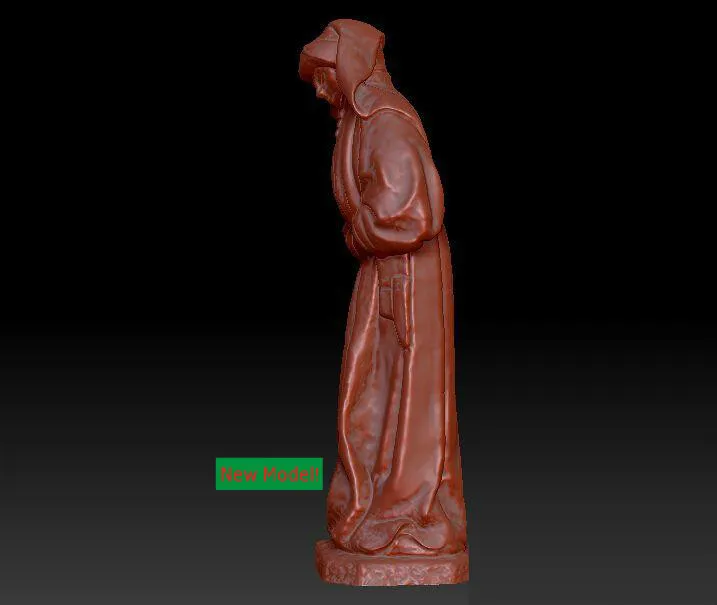 3D модель stl формат твердая вращения скульптура для cnc машины моурна статуя|3d model