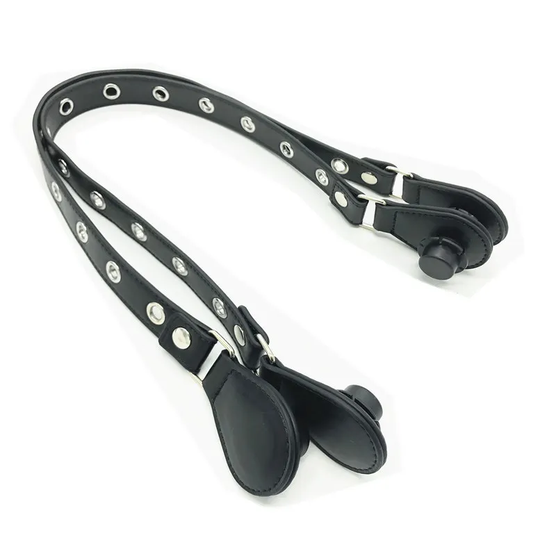 

DIY handles for obag China 1 pair new free shipping PU leather or chain tote bag handles