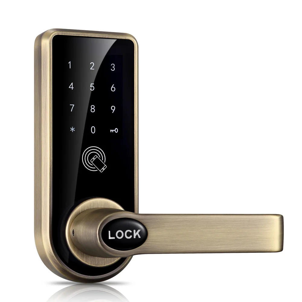 Bluetooth смартфон электронный дверной замок управление приложением, код, механические ключи для домашнего отеля умный вход