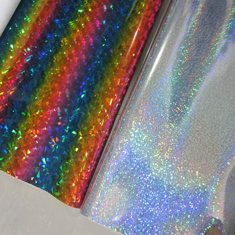 Buy 30 x 134cm Iridescent PU leather holographic