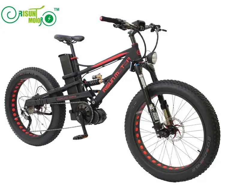 ЕС беспошлинный RisunMotor Ebike передняя вилка DNM USD-6 Fat Bike пневматическая подвеска Электрический велосипед/электровелосипед/электронные части