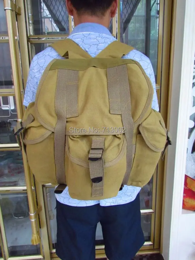 

NEW WWII USA ARMY HAVERSACK canvas BACKPACK MILITARY knapsack BAG