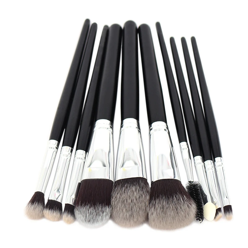 

High Quality 10pcs Makeup Brushes Set Professional Artificial Goat Hair Makeup Tools Kit