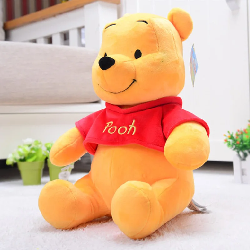 Disney Winnie The Pooh Hand Puppet Plush Toy Pooh Stuffed Plush Dolls Toys Birthday Gifts For Children Birthday Halloween Gifts