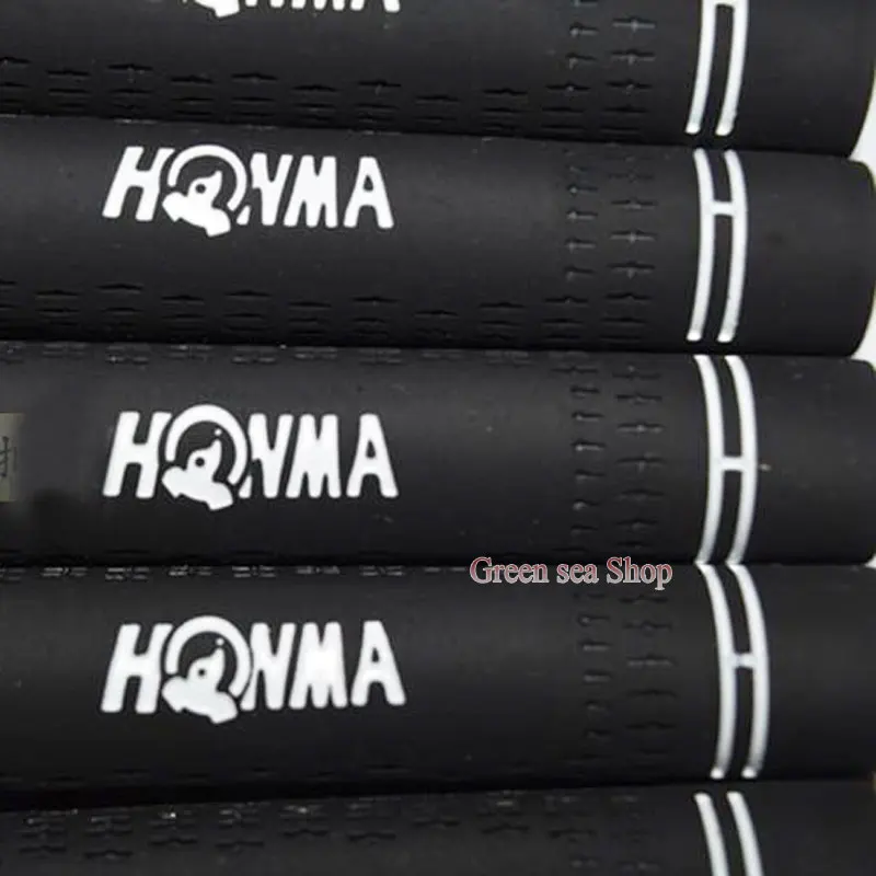 Новые мужские ручки HONMA Golf высокого качества PU деревянные ручки для клюшек для гольфа черного цвета на выбор 20 шт./лот ручки для клюшек