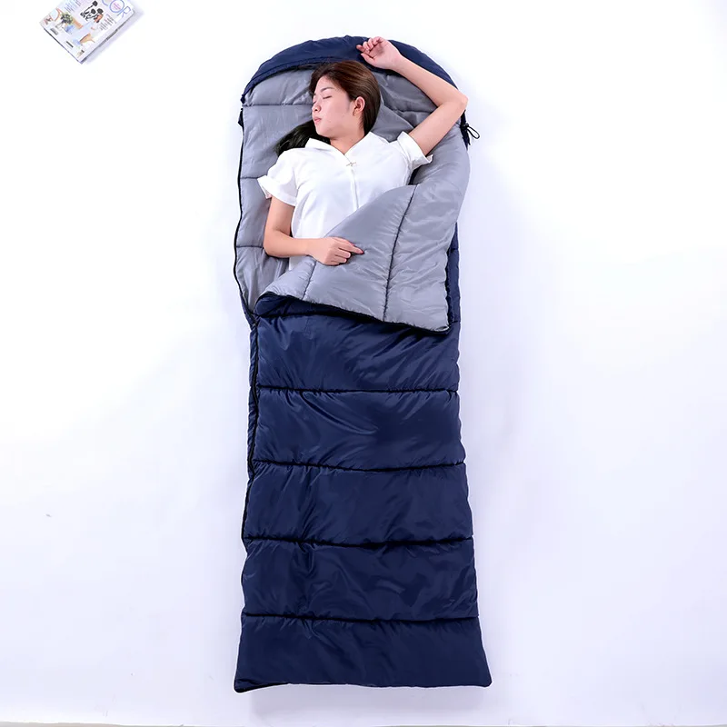 Winter outdoor products adult nature hike portable lazy bag Outdoor camping travel warm cotton sleeping bag Winter outdoor products adult nature hike portable lazy bag Outdoor camping travel warm cotton sleeping bag