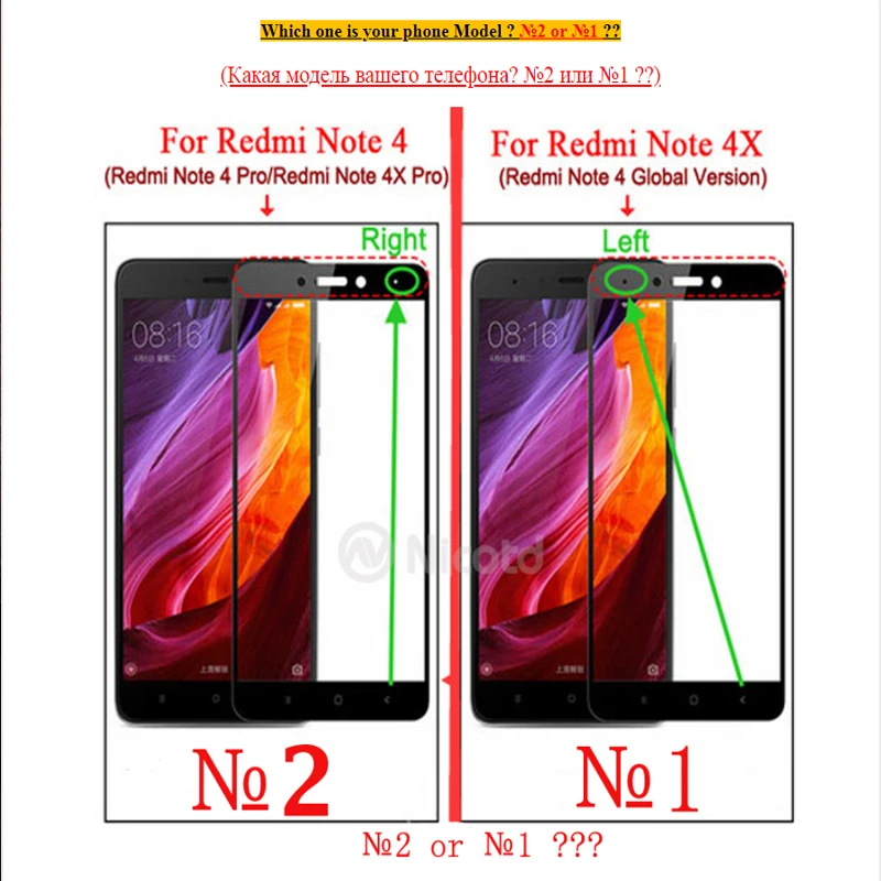 Nicotd Tempered Glass For Xiaomi RedMi Note 4 Global Version Screen Protector Full Cover Film For Xiomi RedMi Note 4X Note 4 pro
