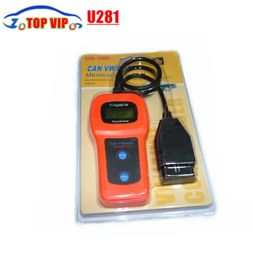 

5pcs Diagnostic-Tool U281 OBD2 CAN BUS Code Scanner U 281 OBDII Engine Code Reader Car Diagnostic Scanner Car Fault Code Reader