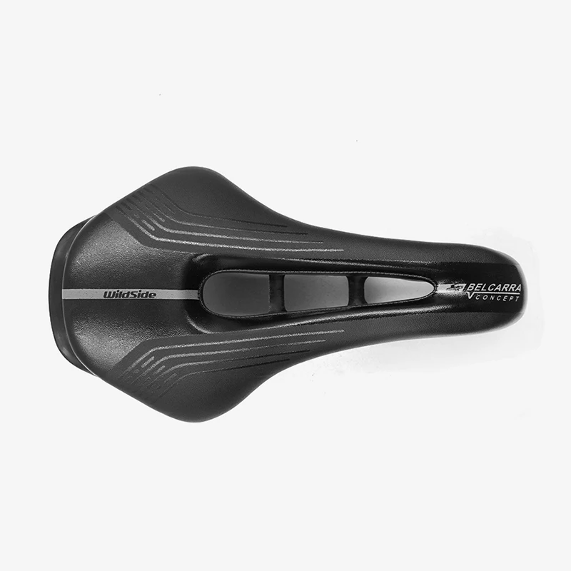 Велосипедное седло WildSide PRO Stealth Tt timetrial Triathlon из нержавеющей стали для шоссейного велосипеда, Велосипедное Сиденье для горного велосипеда, мягкое из искусственной кожи - Цвет: black