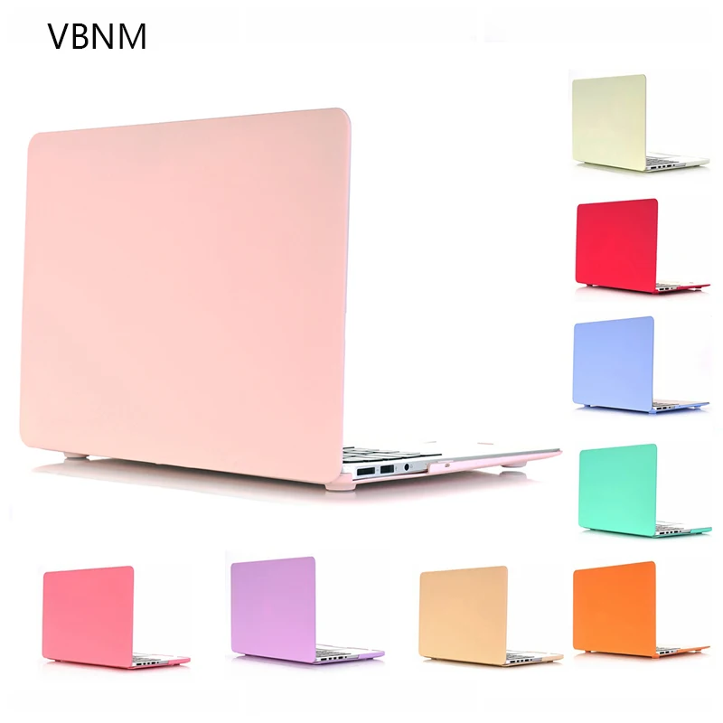 VBNM Matte Plastic Laptop Cases for Macbook Air Retina Pro 11 12 13 15