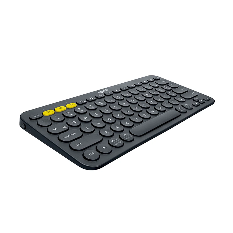 Logitech K380 клавиатуре Bluetooth Оригинальный tastiera нескольких устройств свет клавир мини Беспроводной клавиатура для телефона Pad PC teclado