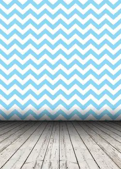 

5X7ft Thin fabric cloth Printed Vinyl photography backdrop Newborns Colourful Chevron Background F-821