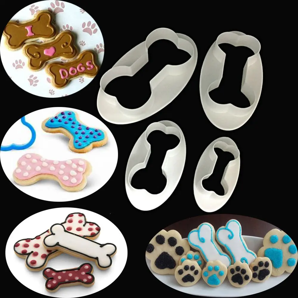 Pet Like Dog Bone Cookie Cutter Biscuit Fondant Pastry Baking Cake Mold Creative Mold Sugar