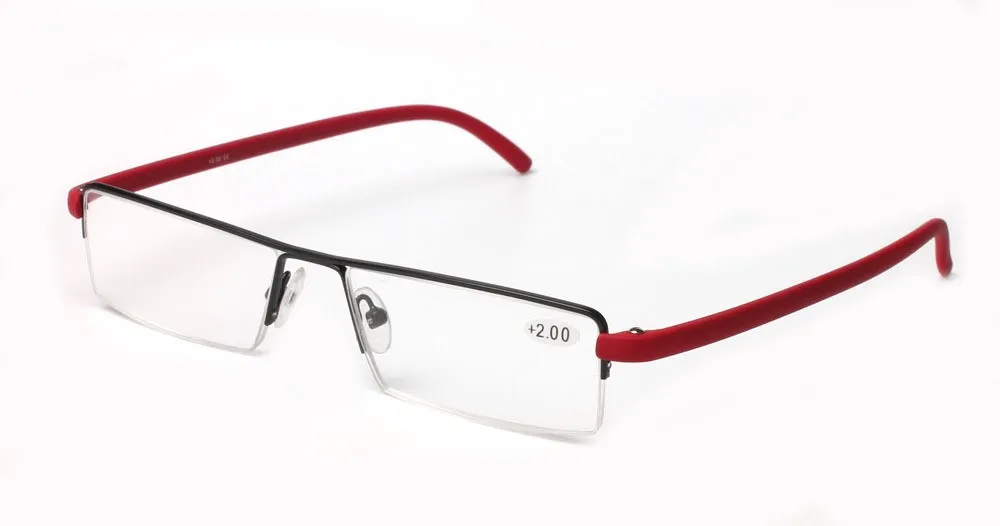 Высококачественные модные очки для чтения с половинной оправой, мужские женские очки для чтения, мужские диоптрии 1,0 1,5 2,0 2,5 3,0 3